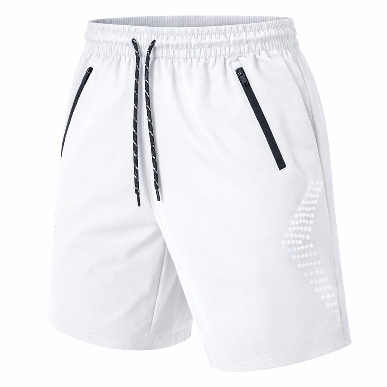Men's Performance Training Shorts With Zipper Pockets (Sizes, S to 2XL)